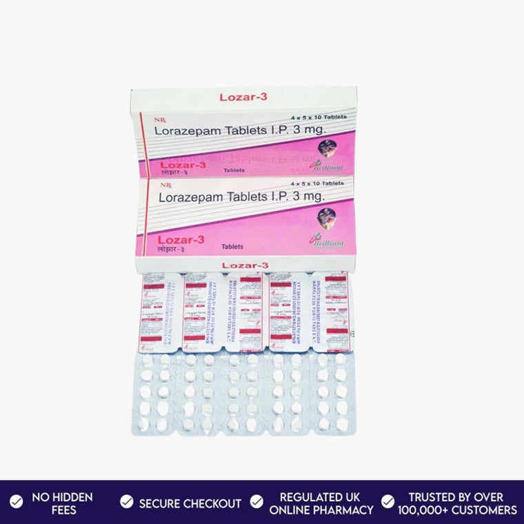 Buy Lorazepam 3mg Brilliant, 2.5mg Hemofarm, Genus